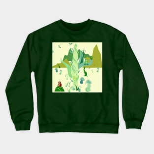 Imp in the Garden Crewneck Sweatshirt